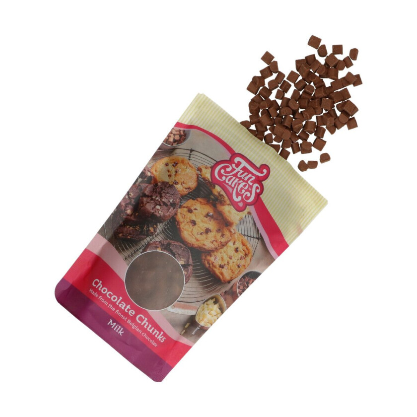 Sjokolade Chunks -melkesjokolade- 350g