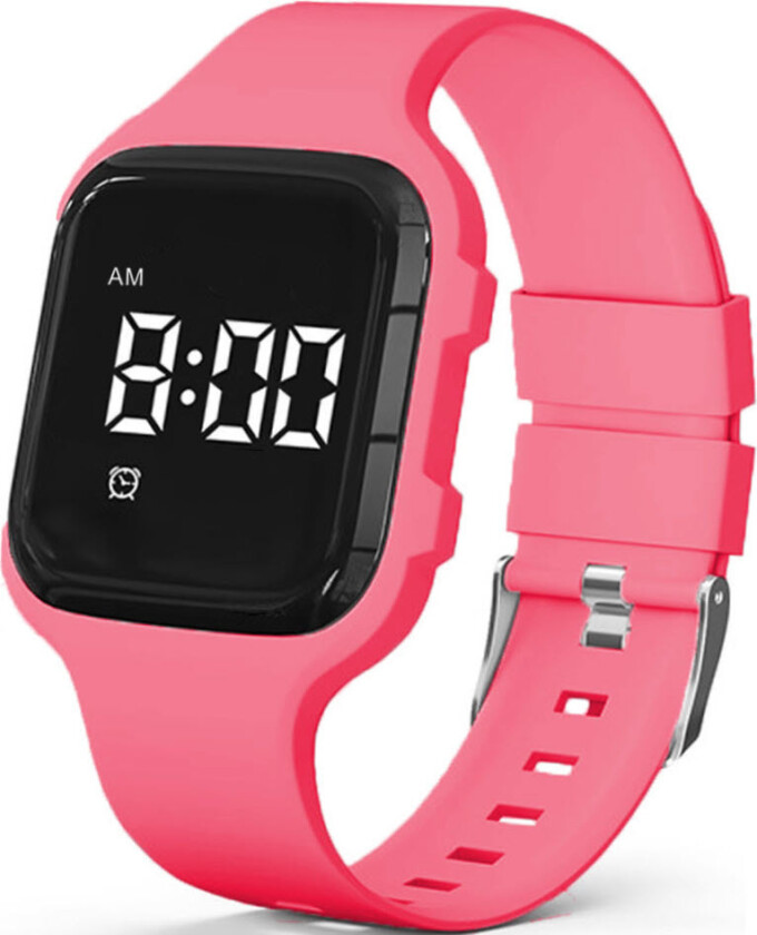 Vibrating Reminder Watch FIBEX15V03 - Digital - Rosa - Unisex - Silikon -