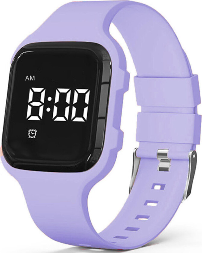 Vibrating Reminder Watch FIBEX15V05 - Digital - Lilla - Unisex - Silikon -
