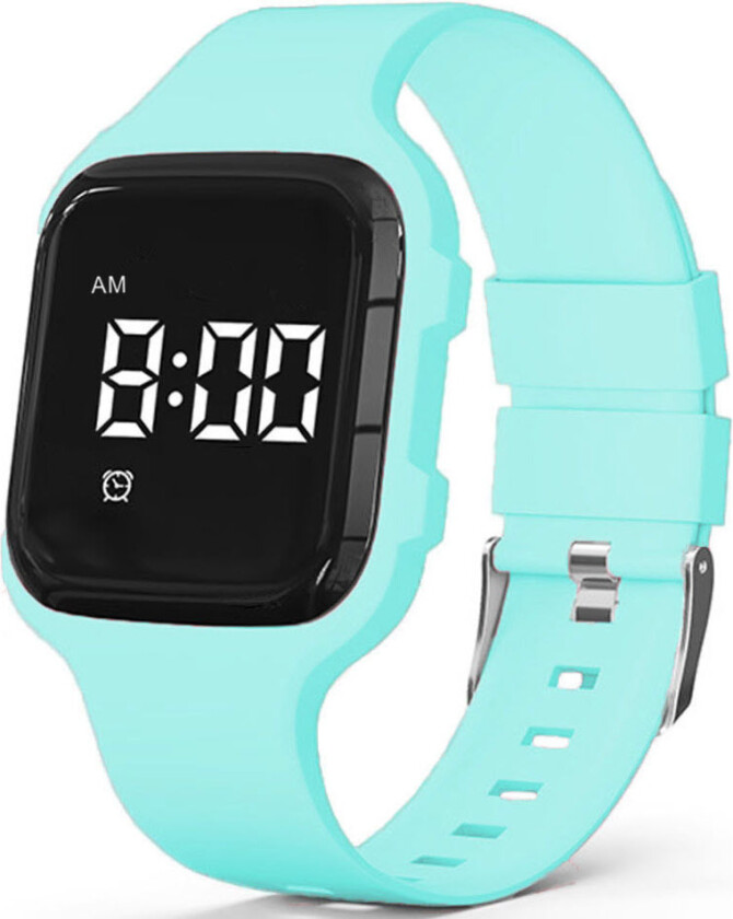 Vibrating Reminder Watch FIBEX15V06 - Digital - Grønn Turkis - Unisex - Silikon -