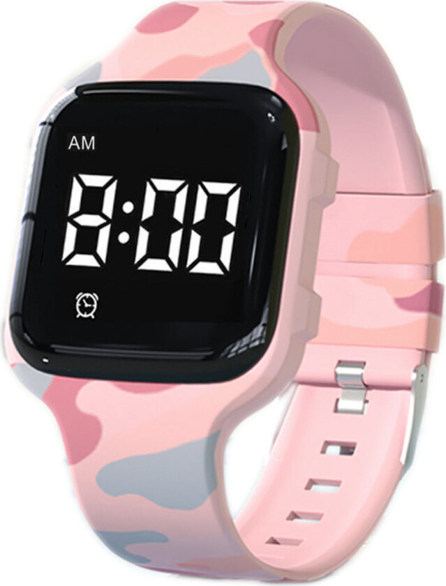 Vibrating Reminder Watch FIBEX15V10 - Digital - Lyserød - Unisex - Silikon -