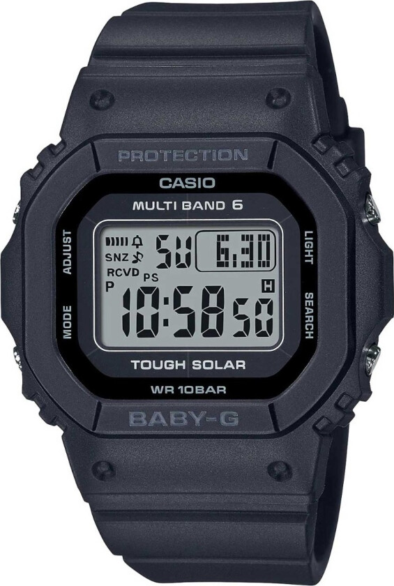 Baby-G BGD-5650-1ER - Anadigi - Sort - Dameklokker - Resinledd - Mineral