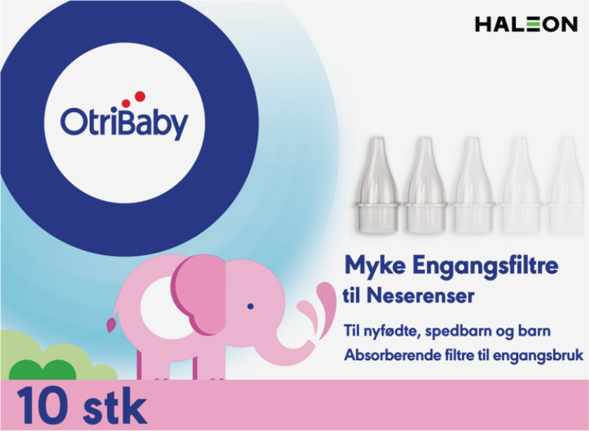 Engangsfilter til neserenser, 10 stk