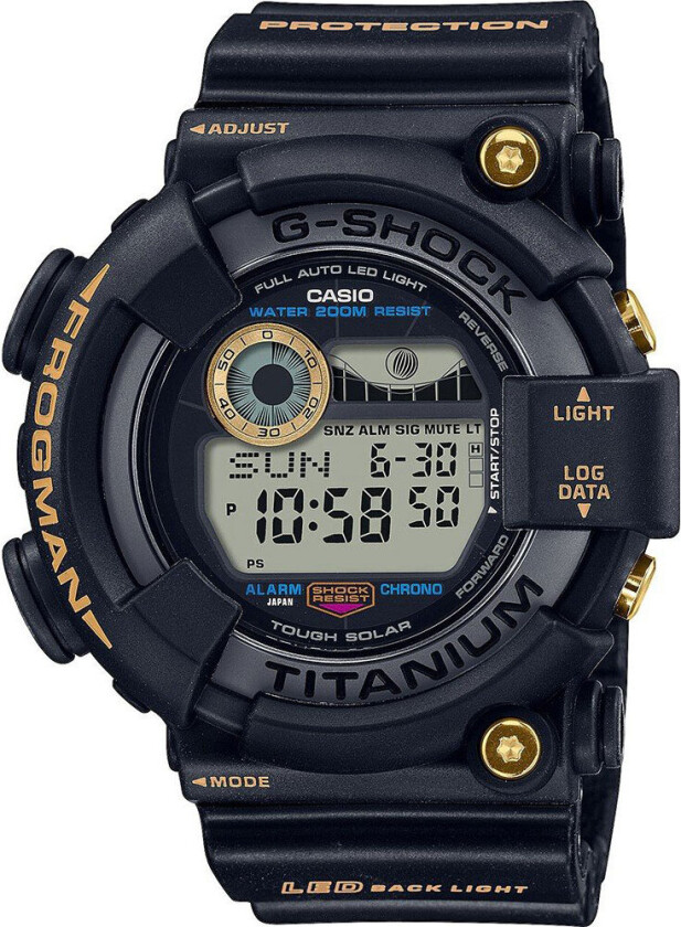 G-Shock Frogman Limited GW-8230B-9AER - Digital - Sort - Herreklokker - Resin - Mineral