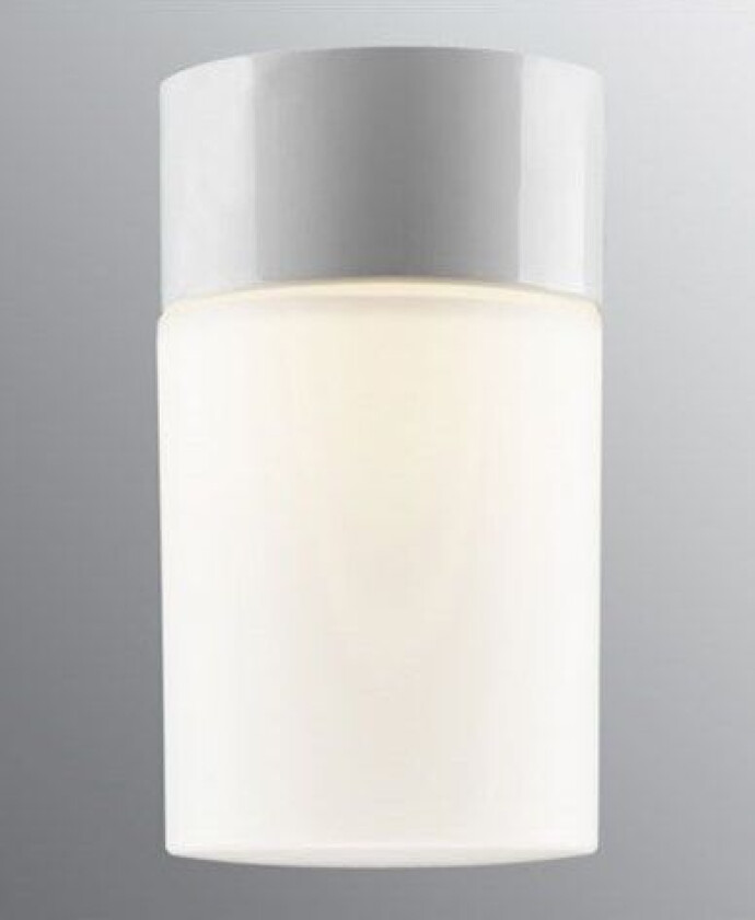 OPUS 100/175 Hvit IP44 rett E27 75W