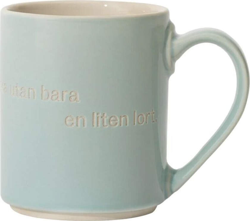 Astrid Lindgren kopp, annars är man ingen människa Svensk tekst