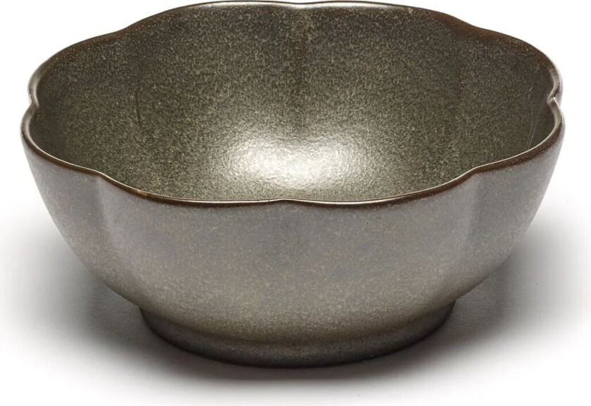 Inku riflet skål XL Ø15 cm Green