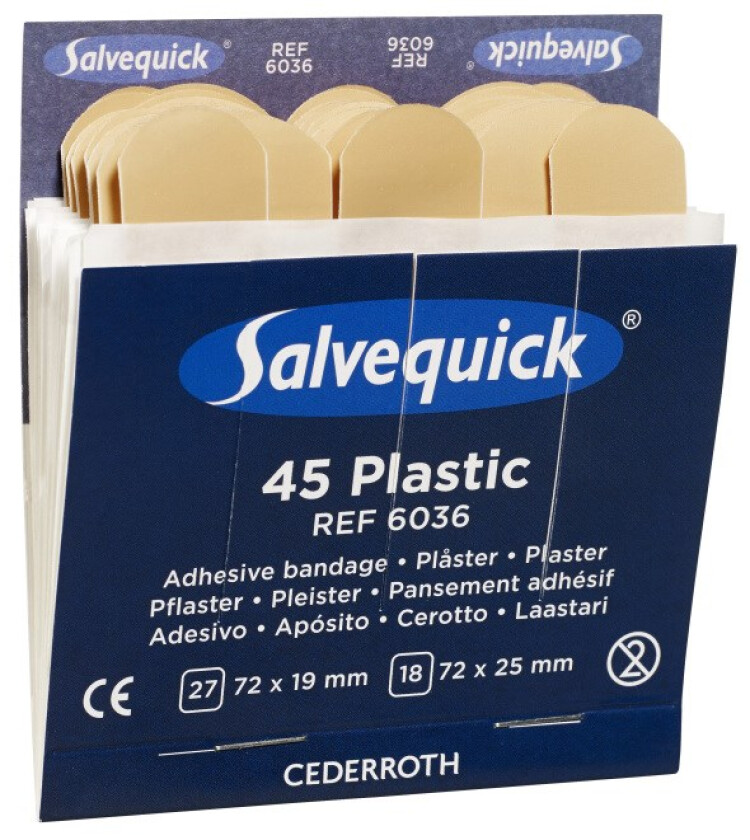 6036 Plastplaster 6x45st