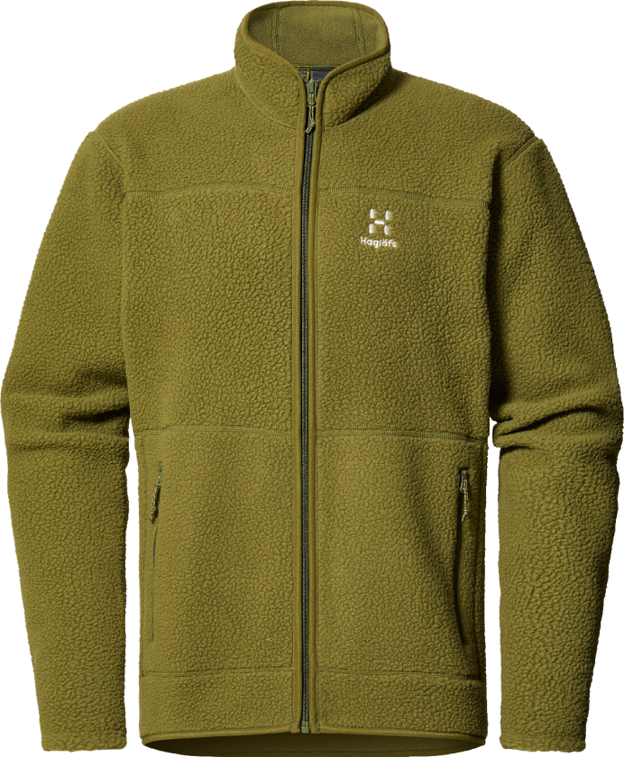 Mossa Pile Jacket Men Olive Green M
