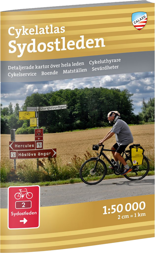 Cykelatlas Sydostleden 1:50.000 OneSize, NoColour