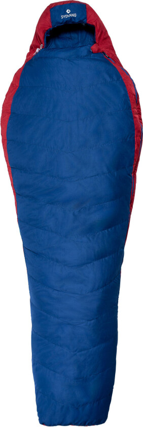 Skaring Down Sleeping Bag 2°C OneSize, Twilight Blue/Haute Red