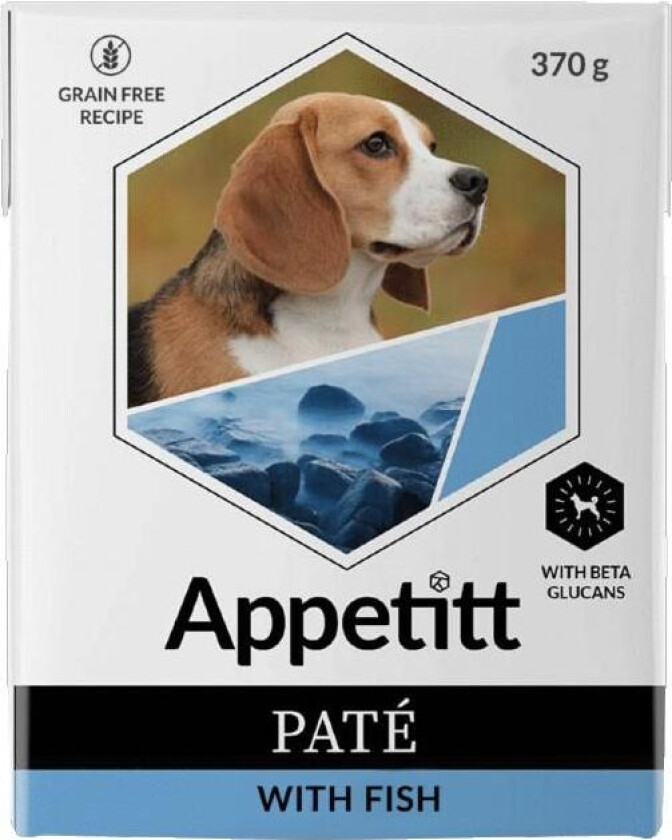 Paté Fisk Våtfôr til hund 370 g