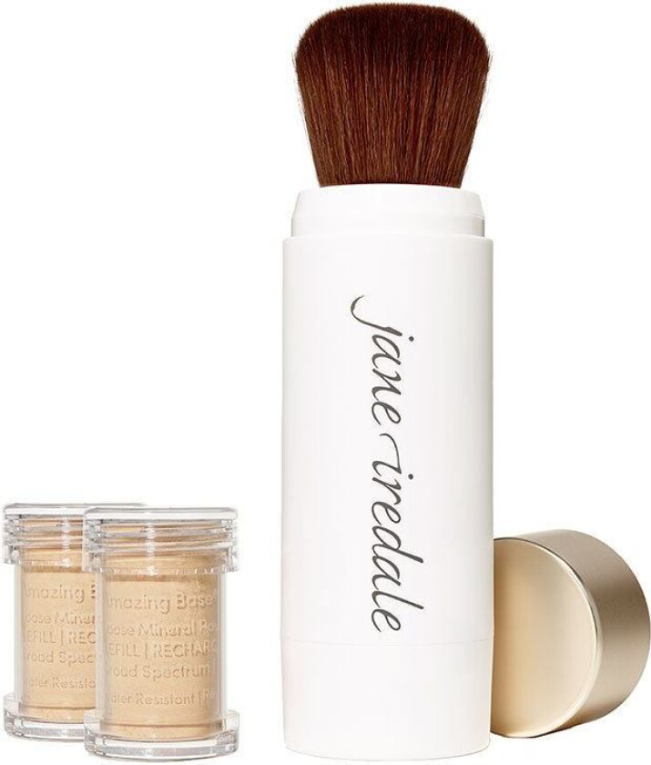 Amazing Base Refillable Brush Amber 2x Refills