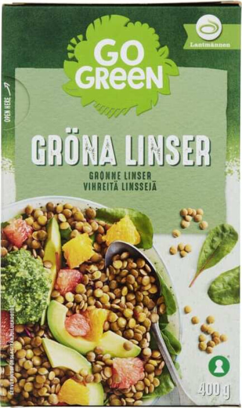 GoGreen Grønne Linser 380g