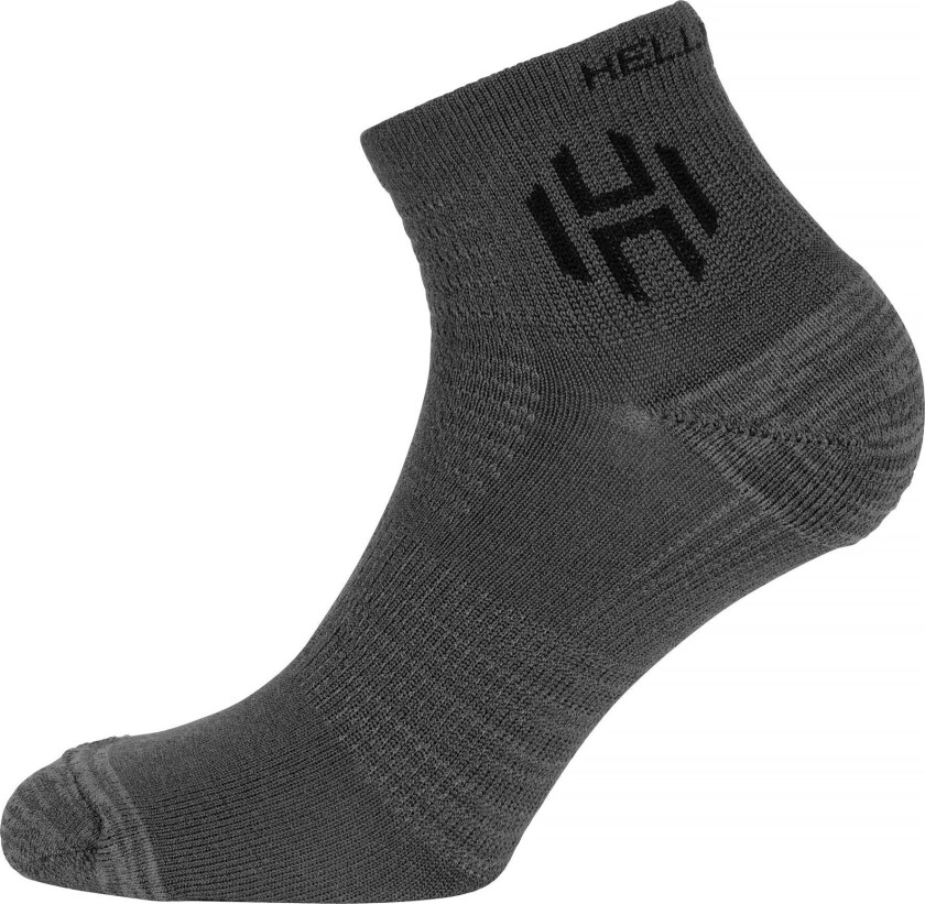 Running Mid Sock 36-39, Asphalt