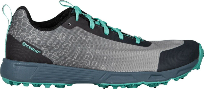 Route BUGrip, løpesko med pigg, herre Granite/mint