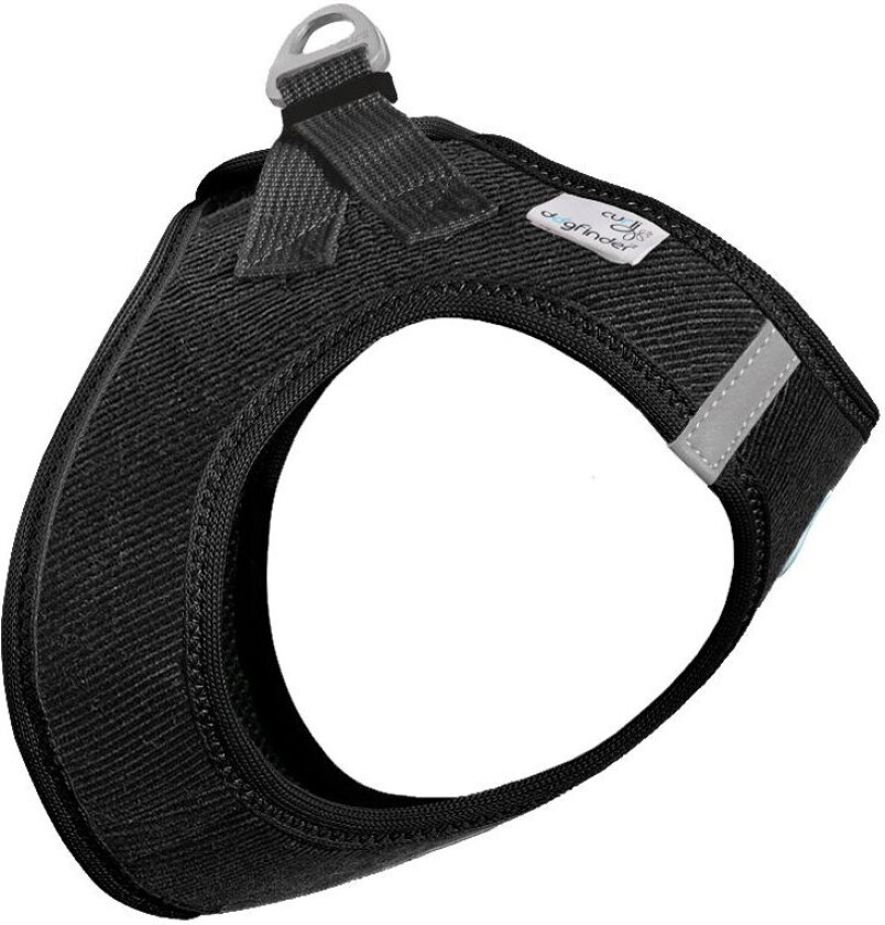 Vest Harness Cord Hundesele Y-sele Svart XXXS