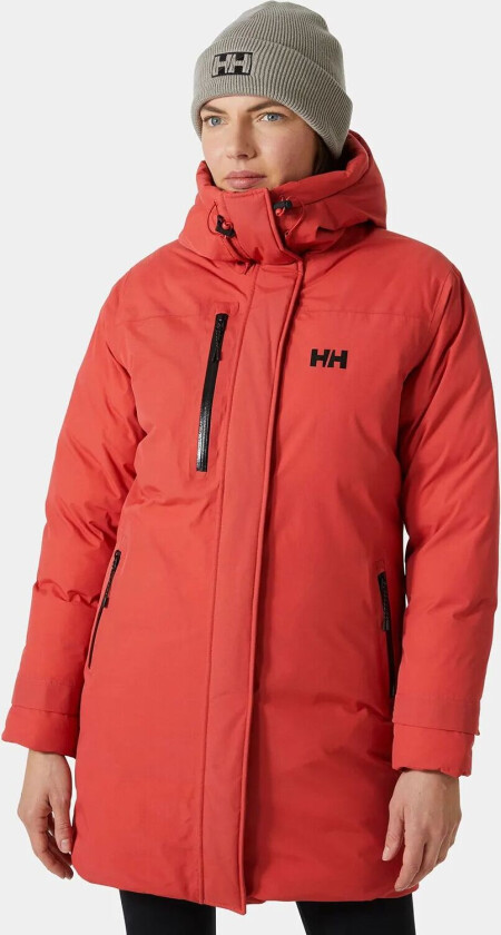 Adore Helly Tech Parkas Dame Rød M SvartM