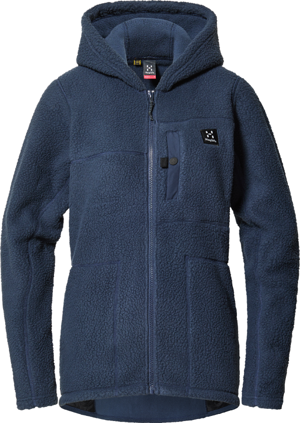 Women's Malung Pile Hood S, Tarn Blue