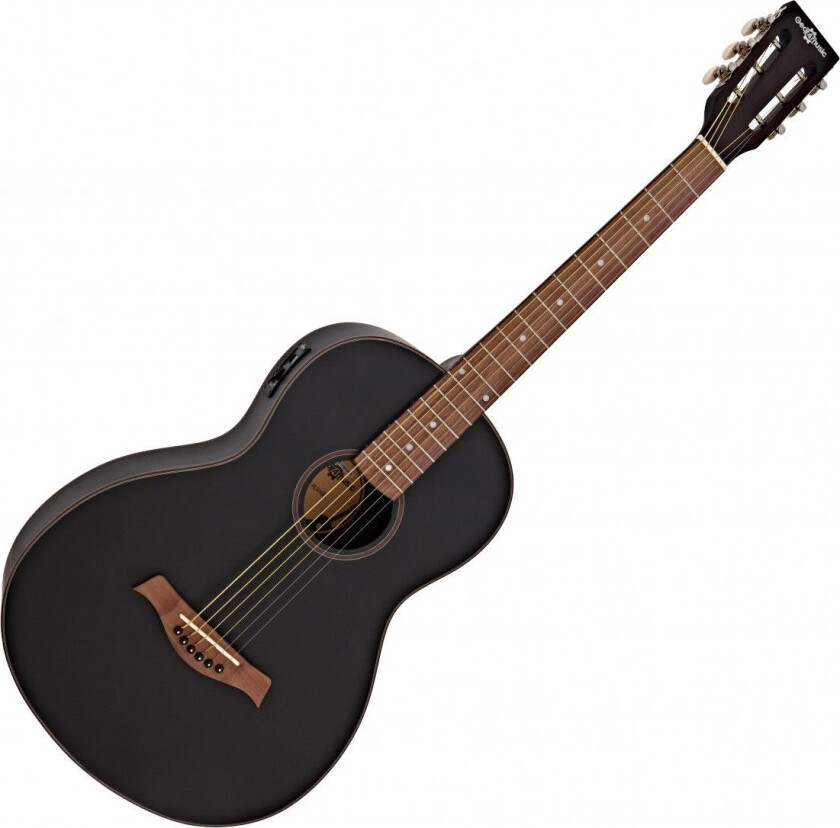 Gear4Music Parlour Electro-Acoustic Guitar fra Gear4music Black