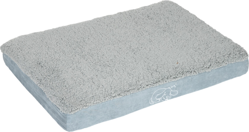 Bilde av Firkantet Hundeseng Memory, Grå - L 123 x B 74 x H 10 cm