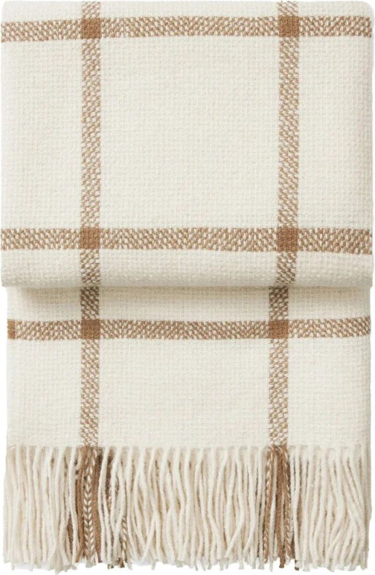 Tartan pledd 130 x 190 cm Ivory
