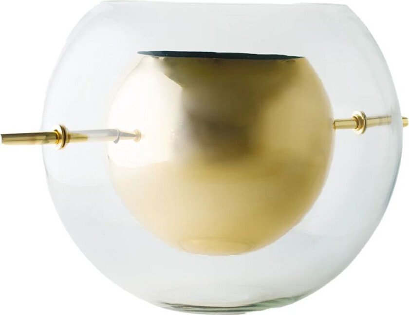 KLONG Alba rund vase Messing