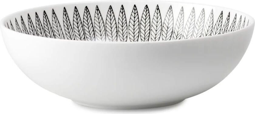 Svart Salix skål 17 cm svart