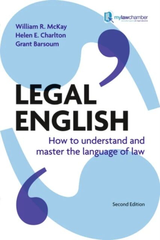 Legal English av William McKay, Helen Charlton, Grant Barsoum