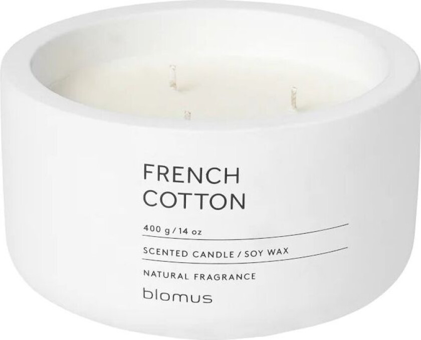 Fraga duftlys 25 timer French Cotton-Lily White