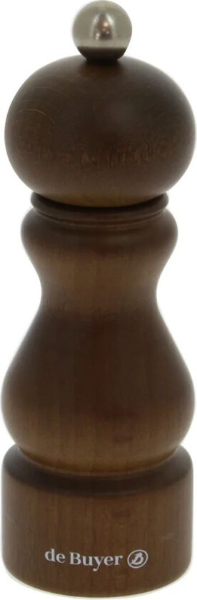 De Buyer Rumba salt- og pepperkvern keramisk 14 cm Mørkebrun