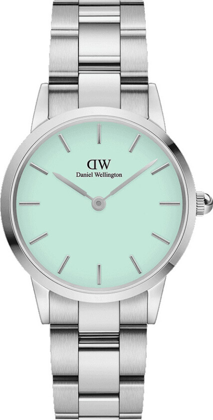 Iconic Link Mint 36mm DW00100539 - Kvarts - Sølv - Dameklokker - Rustfritt stål - ledd m/pin - Mineral