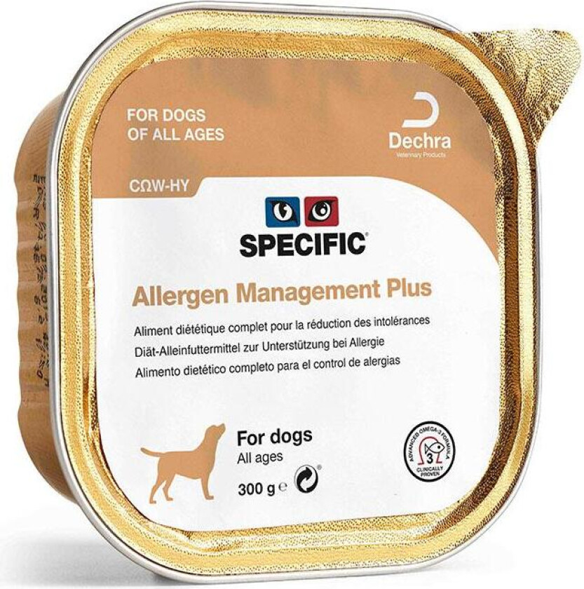Dog COW-HY Allergy Management Plus Våtfôr til hund 6x300 g