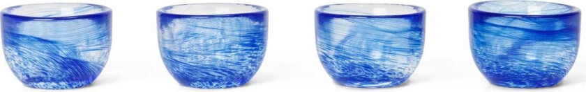 Bilde av Tinta eggeglass 4-pakning Ø 4,8 cm Blue