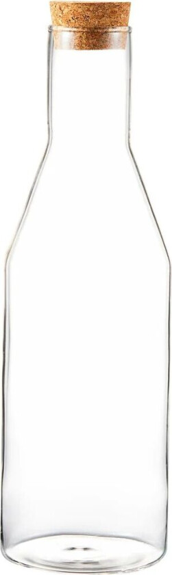 Sunnanö glasskaraffel med korklokk 1 l Glass-kork