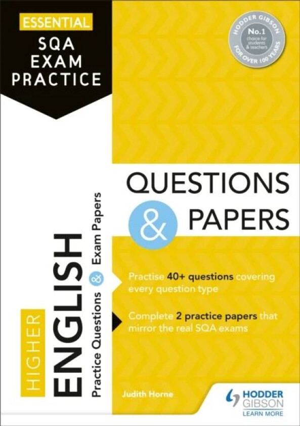Essential SQA Exam Practice: Higher English Questions and Papers av Judith Horne