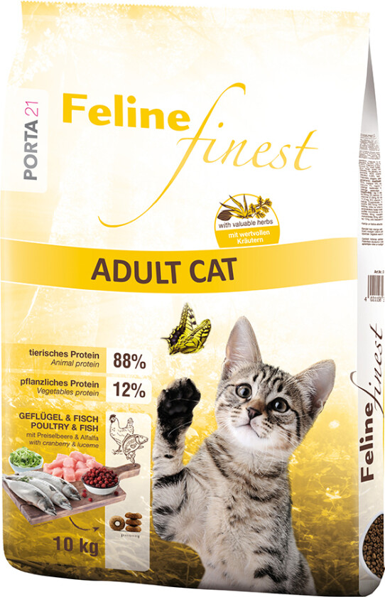 Feline Finest Adult Cat - Økonomipakke: 2 x 10 kg