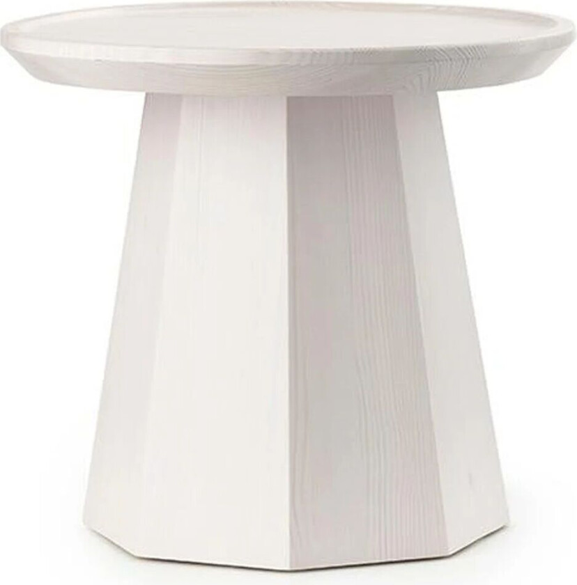 Pine table small sidebord Ø 45 cm H: 40,6 cm Rose