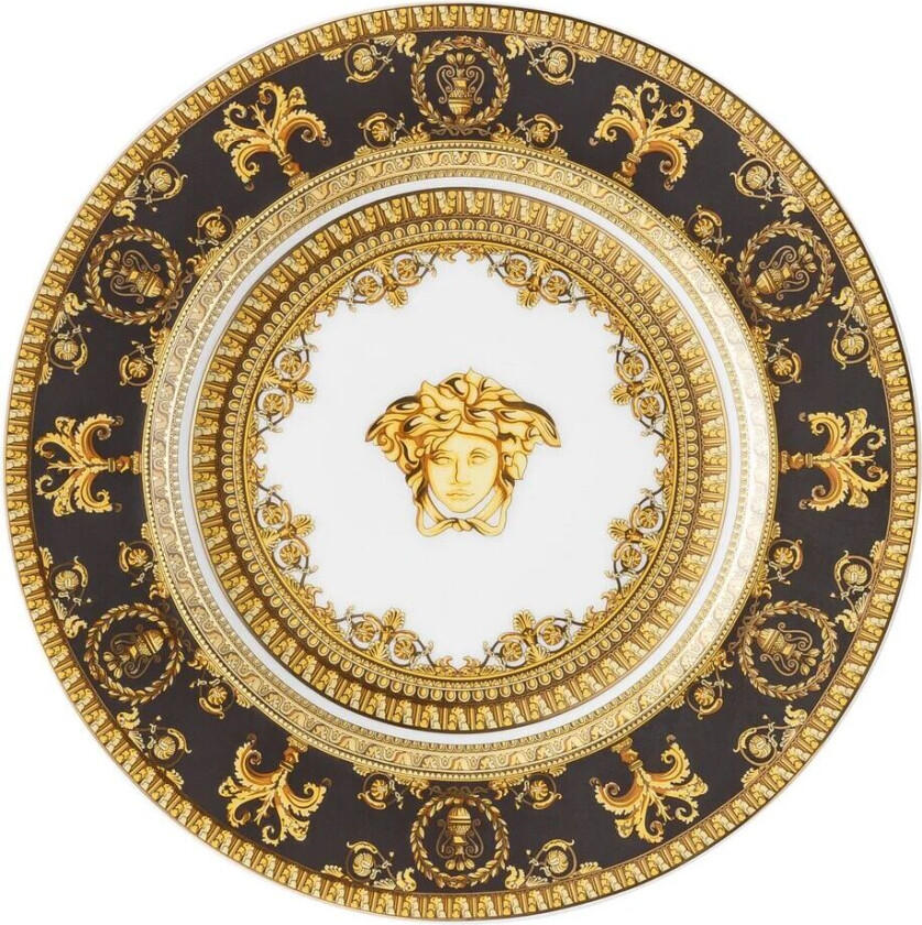 I love Baroque tallerken Nero