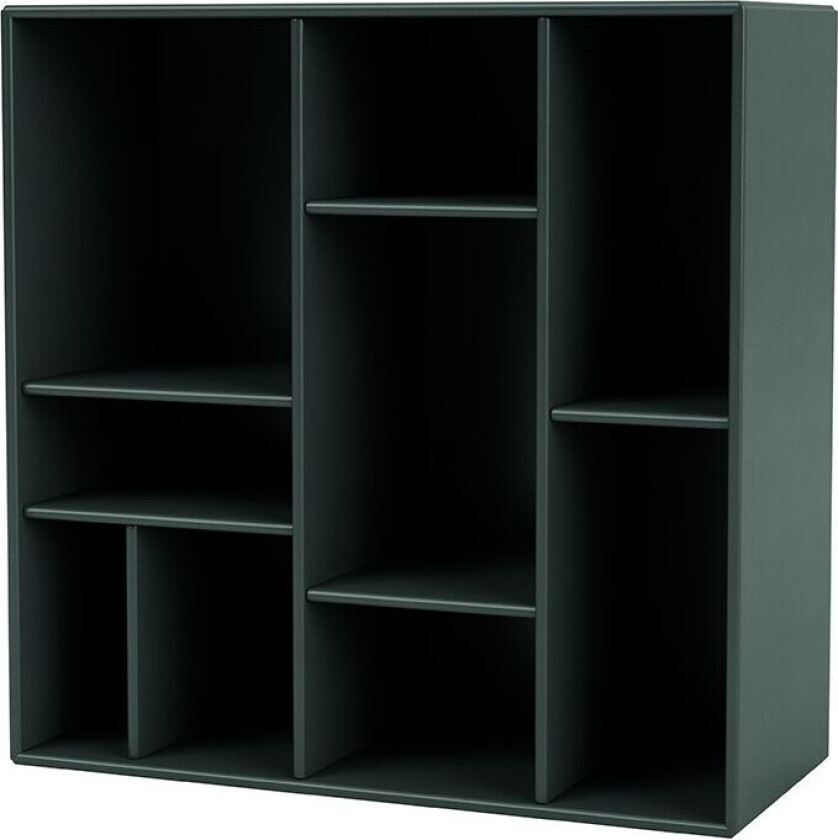 COMPILE dekorativ hylle 69,6x69,6 cm Black jade 163