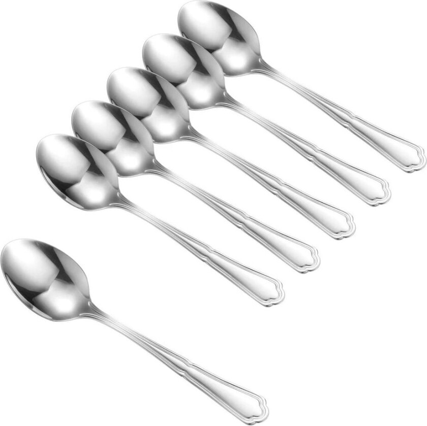 Bilde av New England dessertskje 6-pakning Rustfritt stål