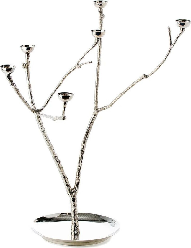 Twiggy lysestake L 65 cm Sølv