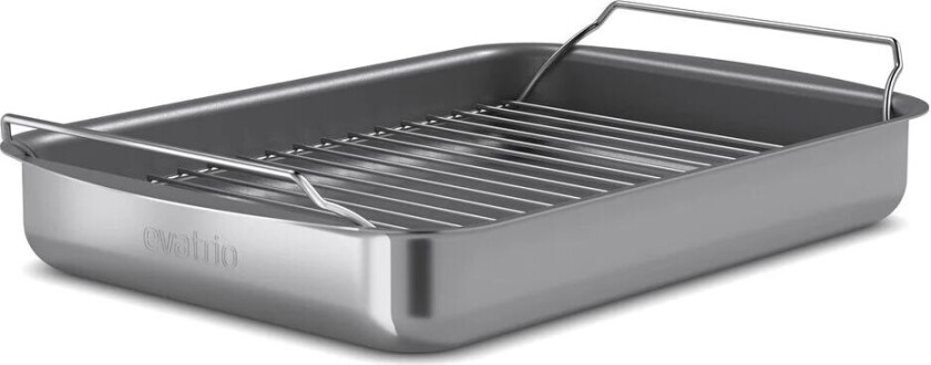 Eva Trio Professional langpanne med rist 28,5 x 39 cm