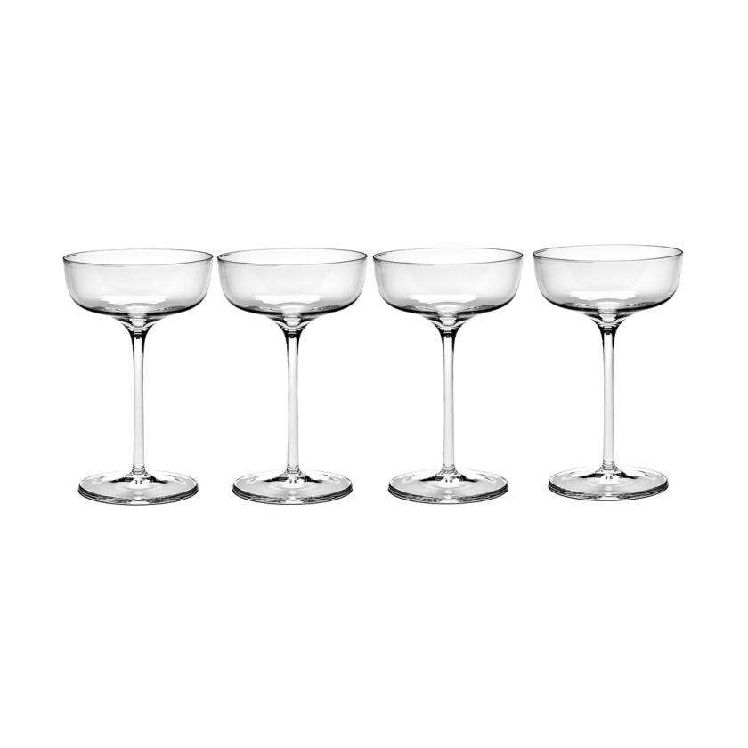 Passe-Partout champagneglass avrundet 15 cl 4-pakning Klar Klar