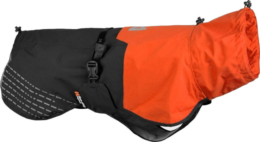 Non-Stop Dogwear Fjord Regnjakke Svart/Oransje (65)