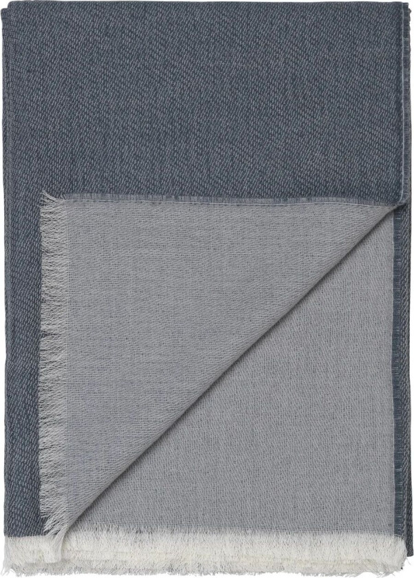 Venice pledd Hvit-gråblå