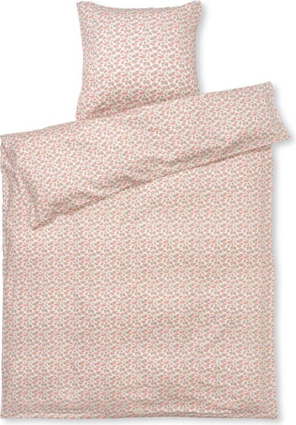 Pleasantly sengesett 140 x 200 cm Hvit-rosa