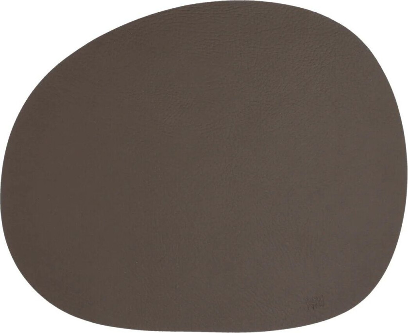 Bilde av Aida Raw spisebrikke lær Brown buffalo (brun)