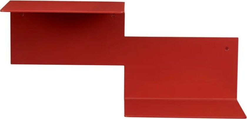 Repeat hylle rusty red, venstre