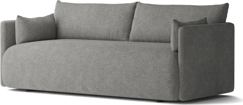 Offset sofa 2-seters Audo Bouclé 16 Dark grey